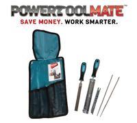 Makita D-72160 4.5mm Chainsaw Chain Sharpening Set Roll Up Pouch