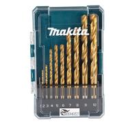 Makita 10 Piece HSS Tin Drill Bit Set