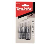 Makita D-73455 Countersink Drill Bit Set 4pc Hex Wood Screw Pilot Bits