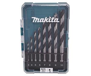 Makita D-77257 8 Piece Wood Brad Point Bit Set