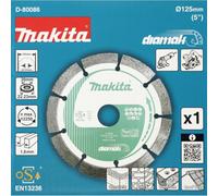 Makita D-80086 Diamond Cutting Disc 125mm Blade Concrete Stone Cutter Grinder