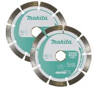 Makita D-80086 Diamond Cutting Disc 125mm Blade Concrete Stone Cutter Grinder X2