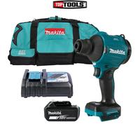 Makita DAS180Z 18V LXT Brushless Dust Blower With 1 x 5Ah Battery, Charger & Bag