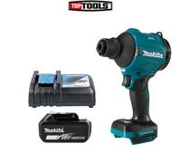 Makita DAS180Z 18V LXT Brushless Dust Blower With 1 x 6.0Ah Battery & Charger