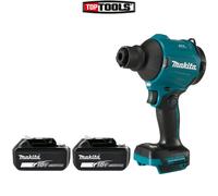 Makita DAS180Z 18V LXT Cordless Brushless Dust Blower With 2 x 6.0Ah Batteries