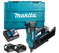 Makita DBN900ZK 18V Brushless Framing Nailer Saw 2 x 5.0Ah Battery Charger Case