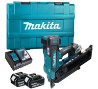 Makita DBN900ZK 18V Brushless Framing Nailer Saw 2 x 6.0Ah Battery Charger Case