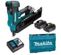 Makita Dbn900Zk 18V Lxt Brushless 90mm Gasless Framing Nailer + Case + 2X 6.0Ah
