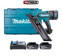 Makita DBN900ZK 18V LXT Brushless Framing Nailer + 2 x 5Ah Batteries & Charger