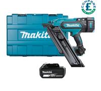 Makita DBN900ZK 18V LXT Cordless Brushless Framing Nailer With 1 x 6Ah Battery