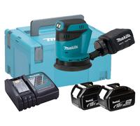 Makita DBO180RTJ 18v Random Orbit Sander 5in - 5.0ah Pack