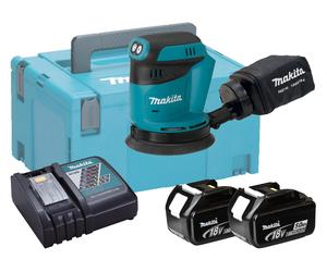 Makita DBO180RTJ 18v Random Orbit Sander 5in - 5.0ah Pack