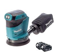 Makita DBO180Z 18V Li-Ion Cordless Random Orbital Sander with 2 x 5Ah BL1850 Batteries