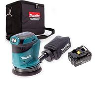 Makita DBO180Z 18V Li-ion Random Orbital Sander with 1 x 5ah Battery & Cube Bag