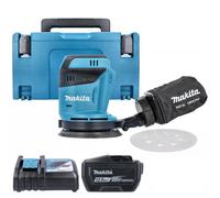 Makita Dbo180Z 18V Lxt Cordless 125mm Random Orbit Sander With 1 X 12Ah Battery, Charger & Case