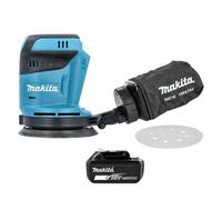 Makita Dbo180Z 18V Lxt Cordless 125mm Random Orbit Sander With 1 X 3Ah Battery