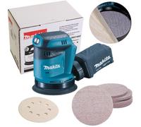 Makita Dbo180Z 18V Lxt Lithium Ion Random Orbital Sander 125mm Body + 25 Mesh