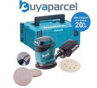 Makita DBO180ZJ 18v LXT Random Orbital Sander 125mm + Makpac Case + 5 Mesh Sheet
