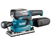 Makita DBO380RTJ 18V Li-ion LXT Brushless Finishing Sander Complete with 2 x 5.0 Ah Batteries and Charger Supplied in a Makpac Case