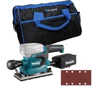 Makita Dbo380Z 18V 1/3 Sheet Brushless Sander Cordless + Bag + Sanding Sheets