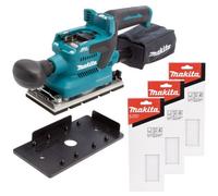 Makita Dbo380Z 18V Lxt 1/3 Sheet Brushless Finishing Sander Cordless + 30 Sheets