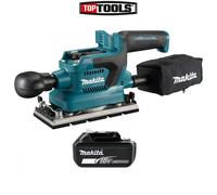 Makita DBO381 18V LXT Brushless 3-Stage Finishing Sander With 1 x 5Ah Battery