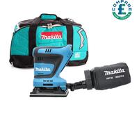 Makita DBO480 18V LXT Cordless 1/4" Sheet 114mm Finishing With LXT400 Tool Bag