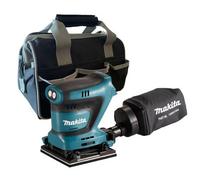 Makita Dbo480Z 18V Lxt 114mm 1/4 Sheet Finishing Cordless Palm Sander + Tool Bag