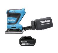 Makita Dbo480Z 18V Lxt Cordless Finishing Sander 112X102mm 210W With 1 X 5Ah Battery