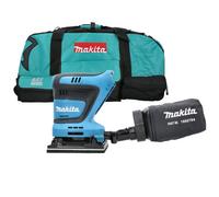 Makita Dbo480Z 18V Lxt Cordless Finishing Sander 112X102mm 210W With Lxt600 Tool Bag