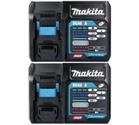 Makita Dc40Ra 191E08-6 40V Max Lithium Rapid Fast Battery Charger Wall Mount X 2