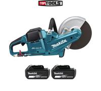 Makita DCE090ZX1 18V / 36V Brushless 230mm Disc Cutter With 2 x 6Ah Batteries