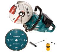 Makita Dce090Zx1 Twin 18V / 36V 9" Cordless Brushless Disc Cutter Bare + Blade