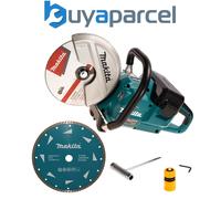Makita DCE090ZX1 Twin 18v / 36v 9" Cordless Brushless Disc Cutter Bare + Blade