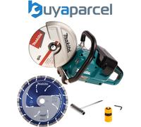 Makita DCE090ZX1 Twin 18v 9" Cordless Brushless Disc Cutter Bare + Comet Blade
