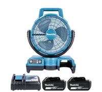 Makita Dcf203Z 18V Lxt Li-Ion Cordless 3 Speed Settings Portable Fan With 2 X 3Ah Batteries, Charger