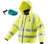 Makita DCJ206Z 18v LXT Heated Hi Viz Jacket