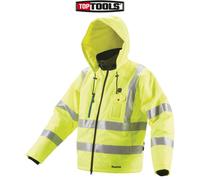 Makita DCJ206Z 18v LXT Heated Hi Viz Jacket