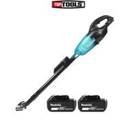 Makita DCL180 18V LXT Cordless Black Vacuum Cleaner With 2 x 3Ah Batteries