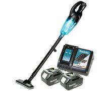 Makita Dcl180 18V Lxt Cordless Black Vacuum Cleaner With 2 X 5Ah Batteries & Charger