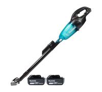 Makita Dcl180 18V Lxt Cordless Black Vacuum Cleaner With 2 X 6Ah Batteries