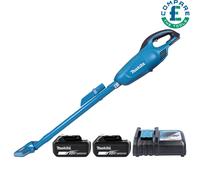 Makita DCL180Z 18V LXT 0.65L Vacuum Cleaner With 2 x 5.0Ah Batteries & Charger
