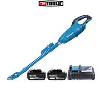 Makita DCL180Z 18V LXT 0.65L Vacuum Cleaner With 2 x 6Ah Batteries & Charger