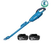 Makita DCL180Z 18V LXT Cordless 0.65L Vacuum Cleaner With 2 x 5.0Ah Batteries