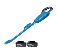 Makita Dcl180Z 18V Lxt Cordless 42Mbar 0.65L Vacuum Cleaner With 2 X 5Ah Batteries