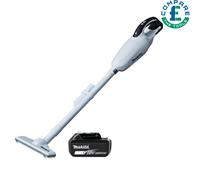 Makita DCL181FZW 18V LXT 600ml Vacuum Cleaner White With 1 x 5.0Ah Battery