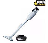 Makita DCL181FZW 18V LXT 600ml Vacuum Cleaner White With 1 x 6.0Ah Battery