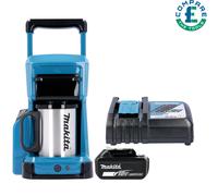 Makita DCM501 18V LXT Cordless Coffee Maker With 1 x 6.0Ah Battery & Charger