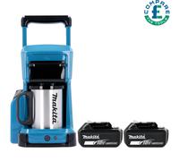Makita DCM501 18V LXT Cordless Coffee Maker With 2 x 5.0Ah Batteries
