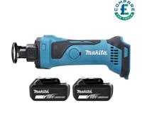 Makita DCO180 18V Li-ion Cordless Drywall Cutter With 2 x 5Ah Batteries